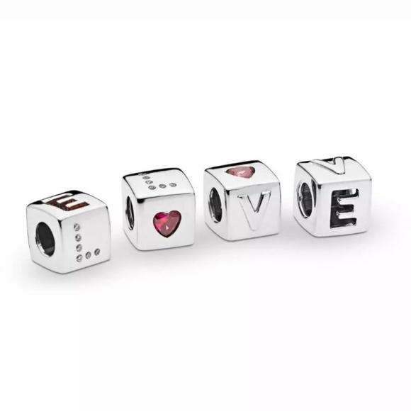 Pandora Jewelry - Pandora love dice charm.